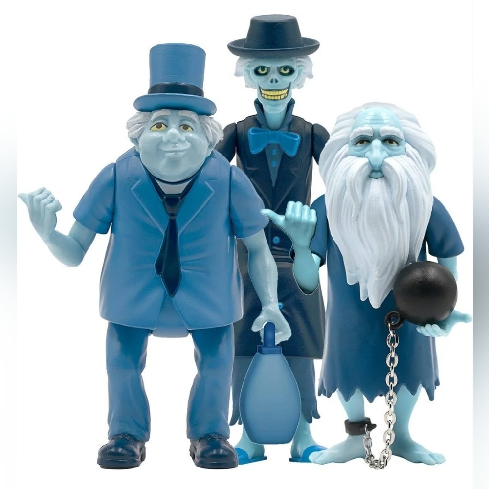 Disney Haunted Mansion Hitchhiking Ghosts ReAction Figure Set 2020 Super7 SDCC - Picture 4 of 14